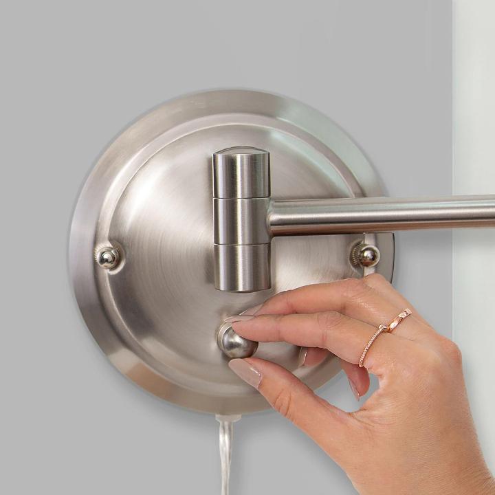 zadro-espejo-de-maquillaje-iluminado-con-aumento-de-pared-con-brazo-extensible-d image 7