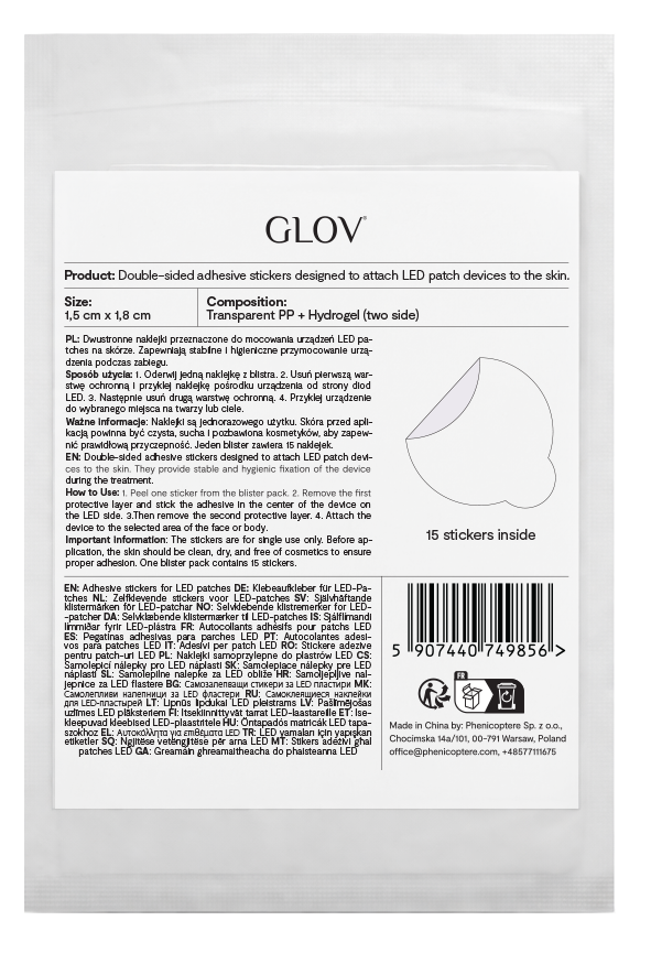 glov-pegatinas-adhesivas-para-dispositivos-led-pack-15-unidades-de-repuesto-luna image 3
