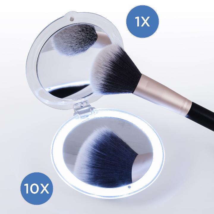 zadro-ultimate-compact-mirror-espejo-compacto-iluminado-led-con-aumento-10x-y-1x image 2