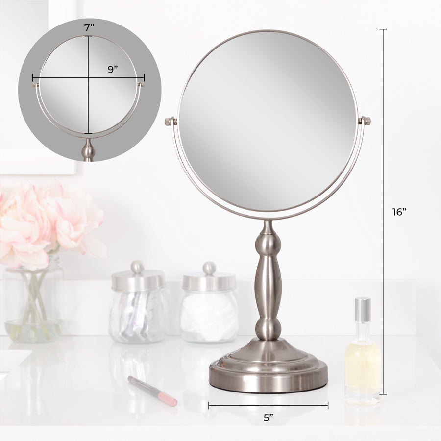 zadro-espejo-de-maquillaje-con-aumento-doble-y-base-giratoria-de-encimera image 3