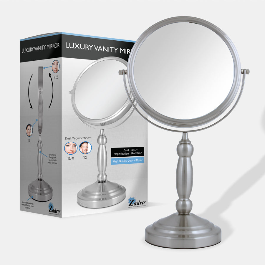 zadro-espejo-de-maquillaje-con-aumento-doble-y-base-giratoria-de-encimera image 6