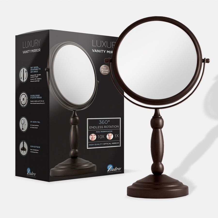 zadro-espejo-de-maquillaje-con-aumento-doble-y-base-giratoria-de-encimera image 7