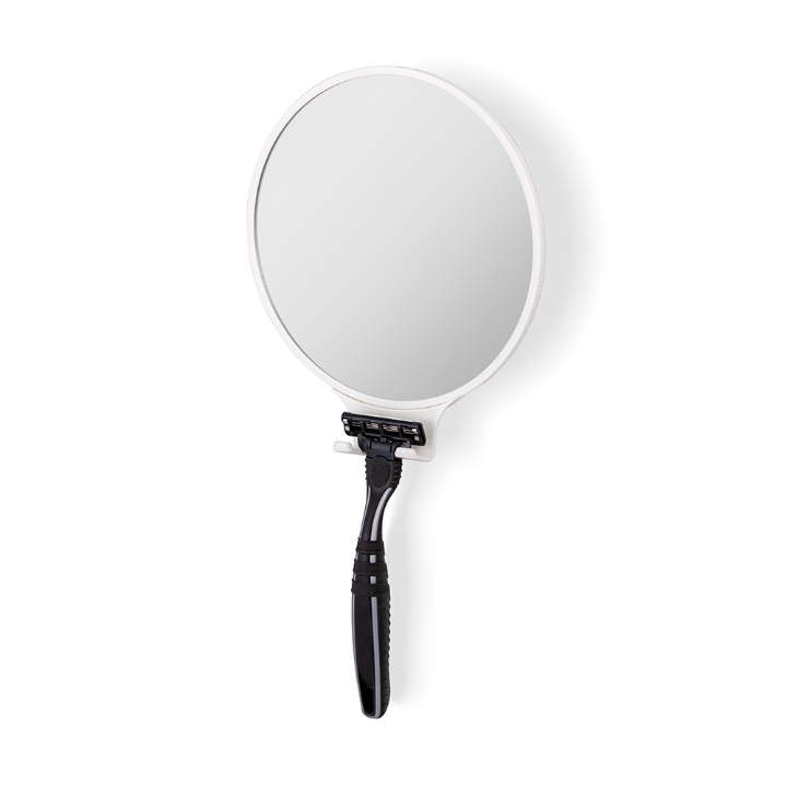 zadro-fogless-7-espejo-de-afeitado-antivaho-con-aumento-2x-y-soporte-de-maquinil image 1