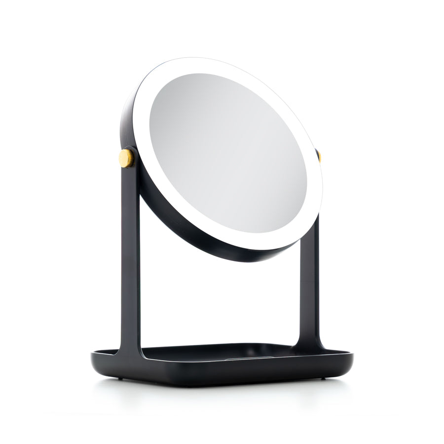 zadro-espejo-de-maquillaje-iluminado-con-luz-led-bandeja-y-soporte-de-m-vil image 3