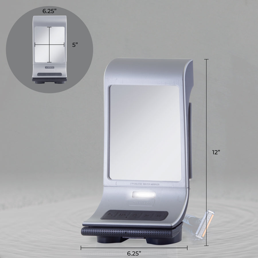 zadro-espejo-de-ducha-antivaho-iluminado-con-altavoz-bluetooth-y-montaje-de-pare image 3