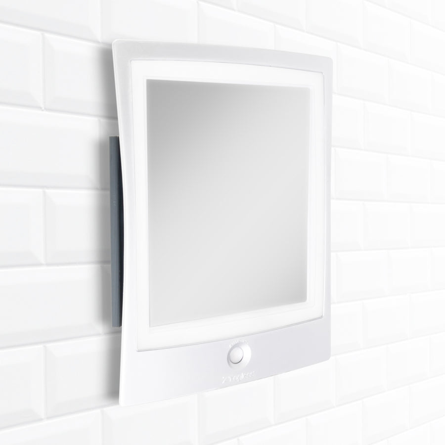 zadro-espejo-de-ducha-antivaho-con-luz-led-recargable-y-montaje-adhesivo image 7