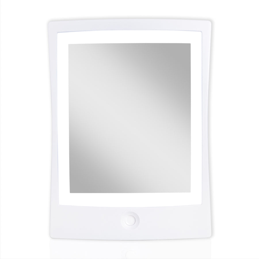 zadro-espejo-de-ducha-antivaho-con-luz-led-recargable-y-montaje-adhesivo image 1